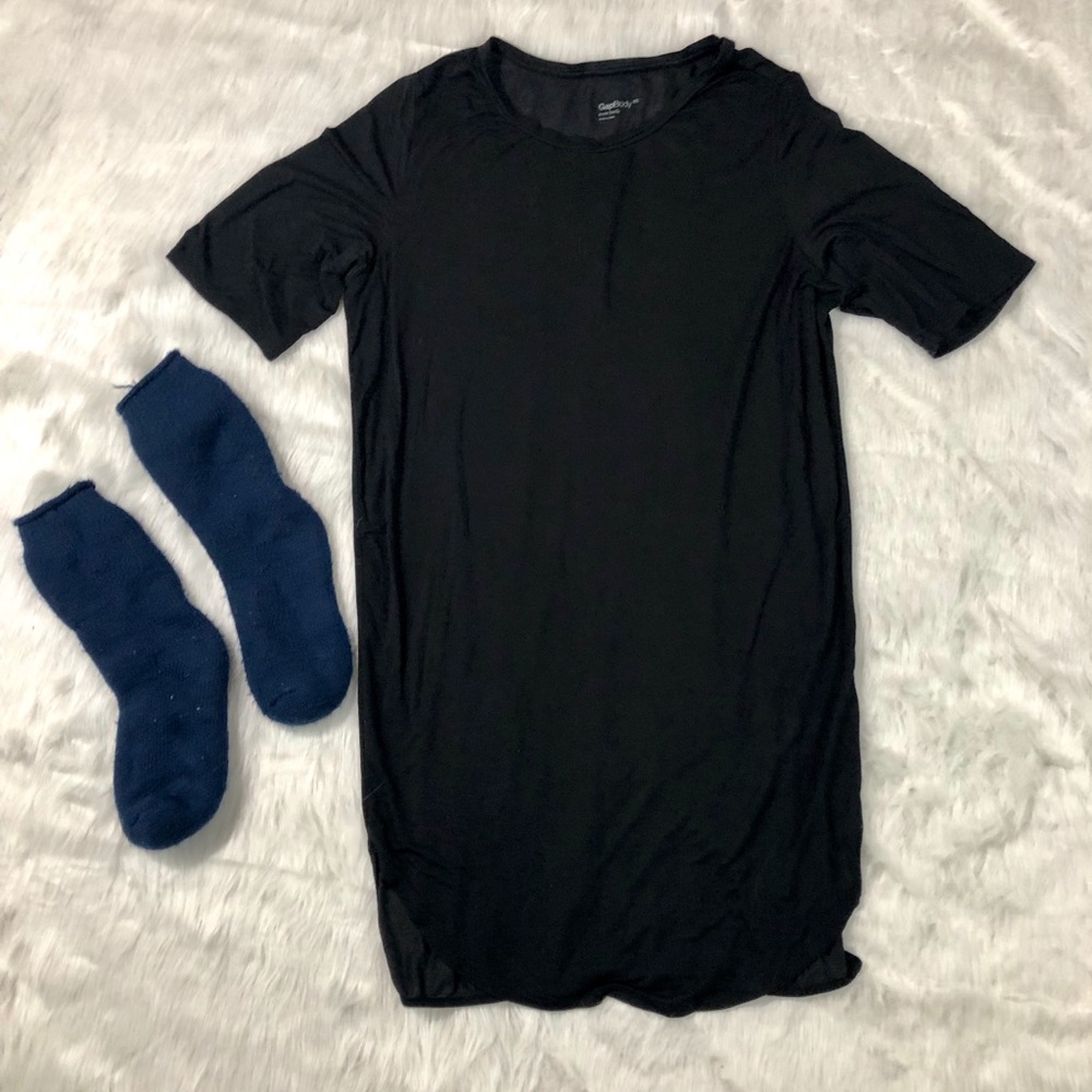 {Gap} - Super Soft Pajama Black Dress/Shirt